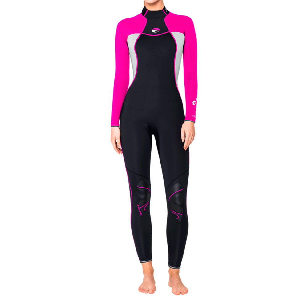 Bare 3/2mm Women's Nixie Full Suit Size 10 Pink 